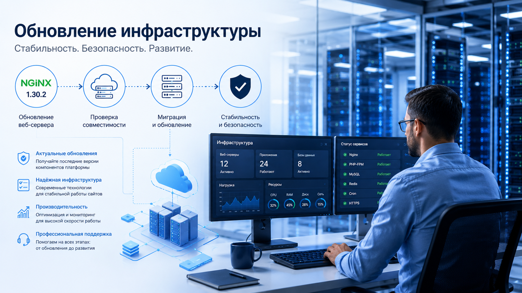 Обновление NGINX
