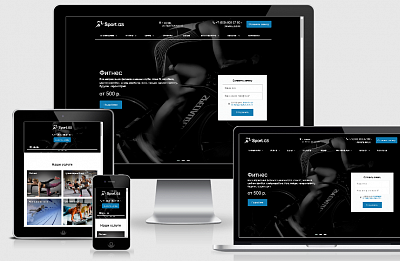 Sport.GS - сайт фитнес клуба с каталогом