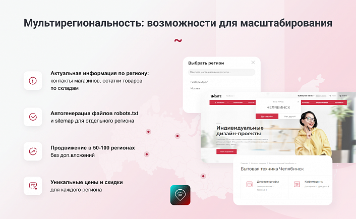 INTEC.Universe SITE - корпоративный сайт с конструктором дизайна