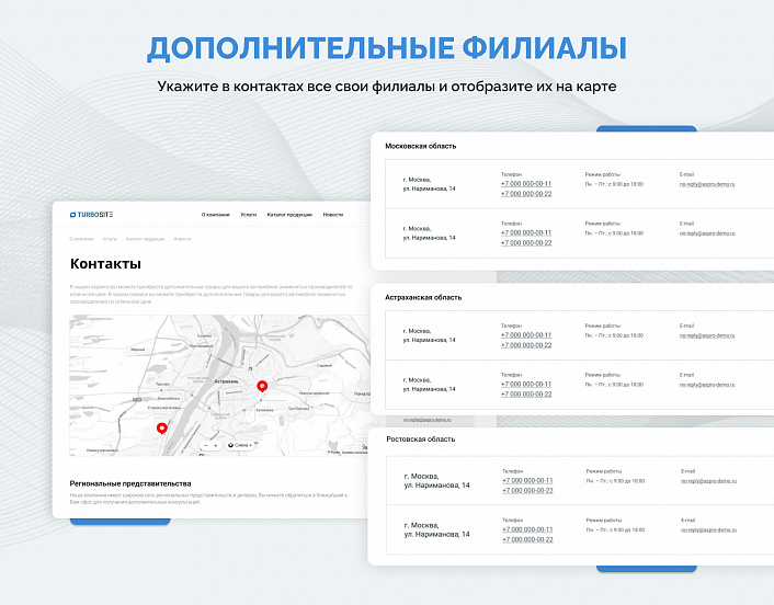 Турбосайт - Универсальный сайт - визитка