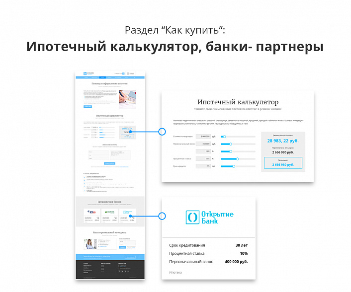 Адаптивный сайт застройщика (строительной компании) АСЗ